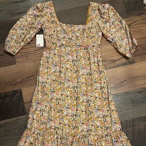 Floral Multicolor Maxi Dress